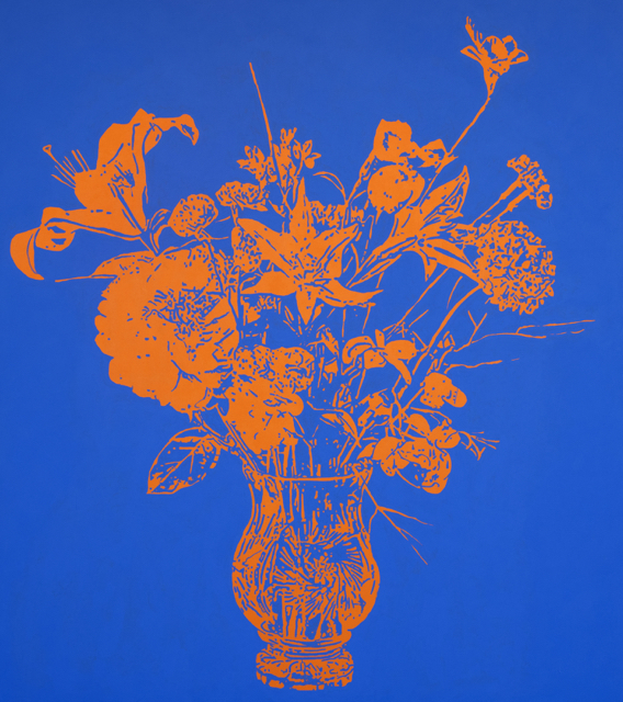 In Bloom <br> (acrylic on canvas, 150cm x 130cm) <br>  Private Collection