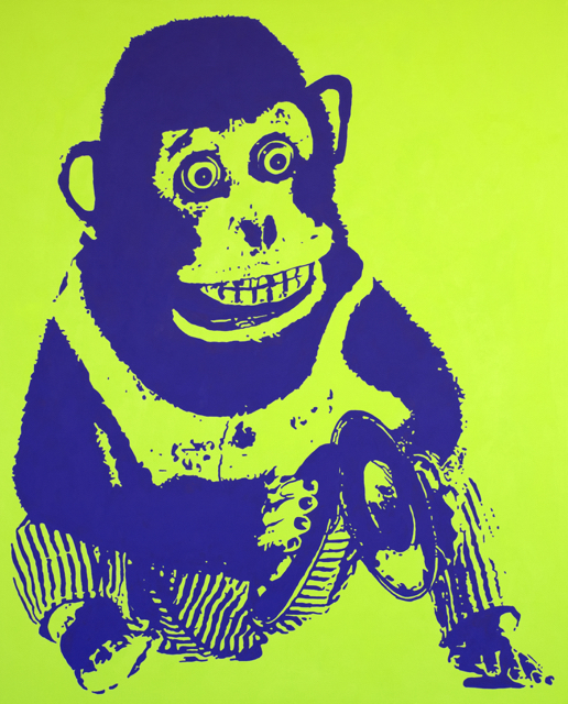 Simian Playa <br> (acrylic on canvas, 150cm x 120cm) 