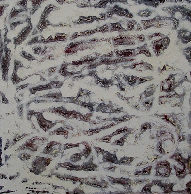 Chaos Theory <br> (enamel on canvas, 30cm x 30cm) <br> Private Collection