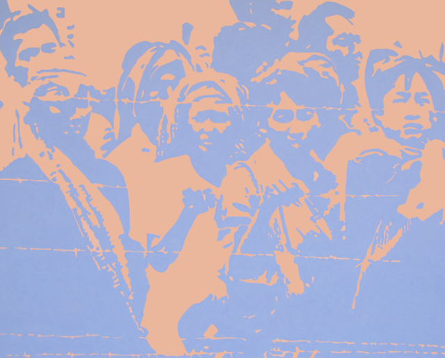 We Are People Too <br> (acrylic on canvas, 130cm x160cm)
