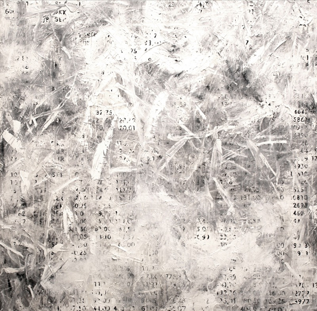 Values<br>(oil and enamel on canvas,<br>150cm x 150cm)<br>N/A