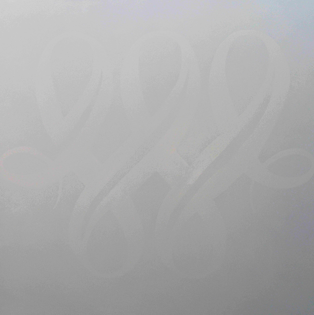 The Values Of Society Are Reflected By It's Highest Buildings<br>(enamel on canvas,<br>150cm x 150cm)<br>N/A