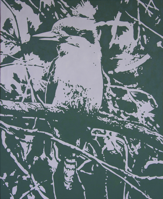 LOL <br> (acrylic on canvas, <br> 76cm x 60cm) <br> Private Collection